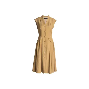 ROEYSHOUSE Sleeveless Dress Women's Khaki