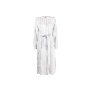 Tommy Hilfiger Striped Belted Dress