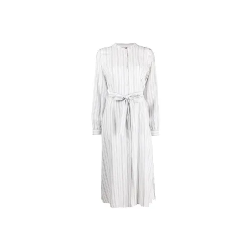 Tommy Hilfiger Striped Belted Dress