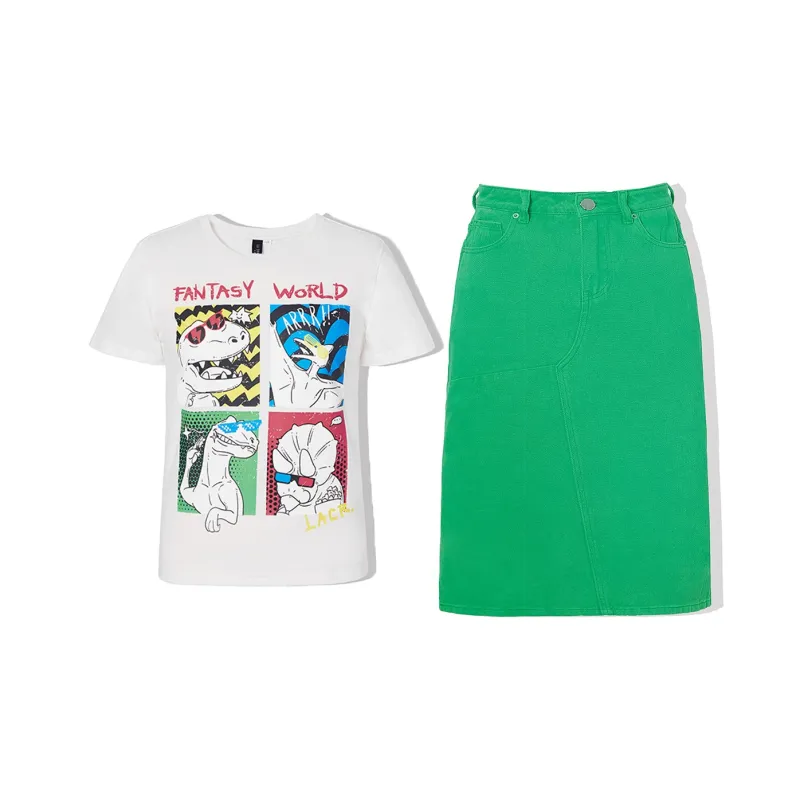 LA CRAWFISH Two Piece Skirt Sets Women's-9