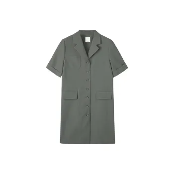 THE SEA LIFE Short Sleeved Dress Women's Shimmer Green