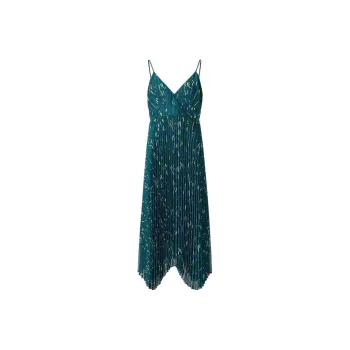 UNIQLO Slip Dresses Women's Green