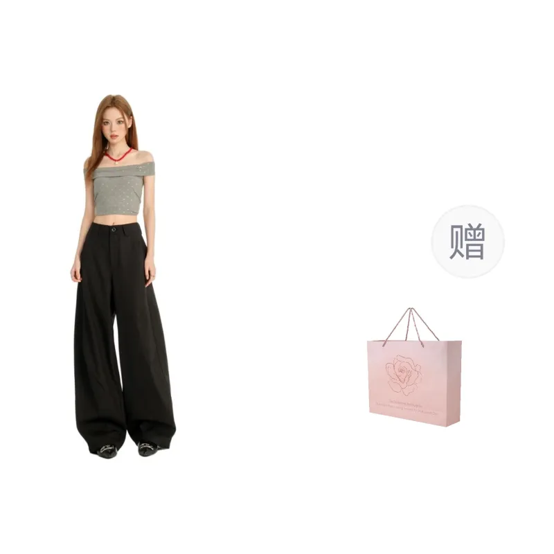ZAZN Casual Pants Women's Black-0