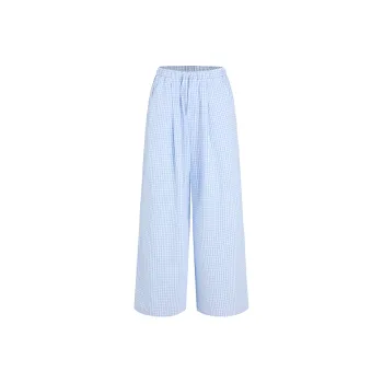 HEYABC Casual Pants Women's Blue White