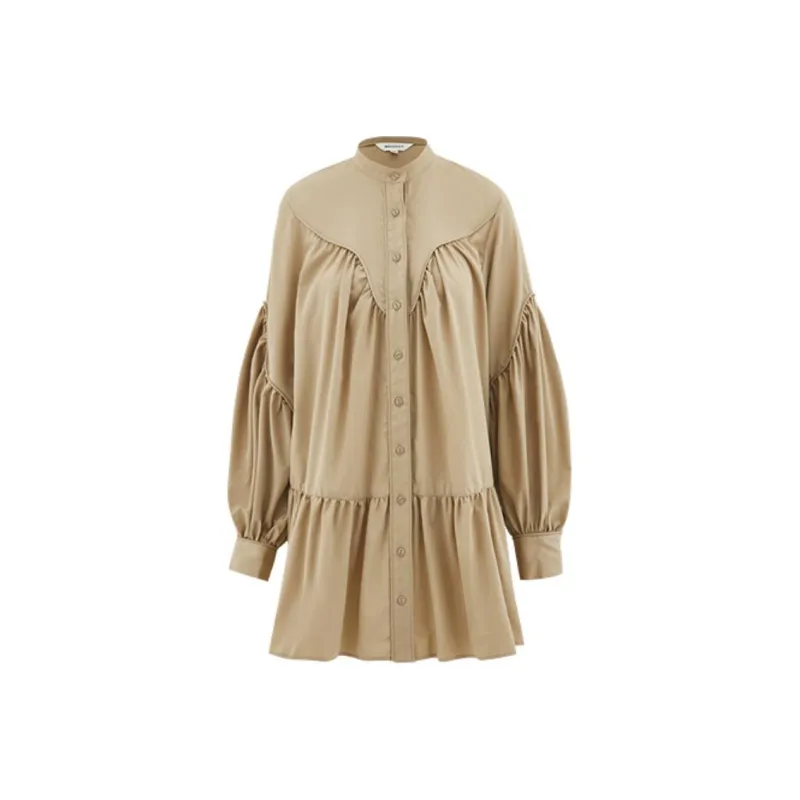 MOUSSY Long Sleeved Dresses Women's-3