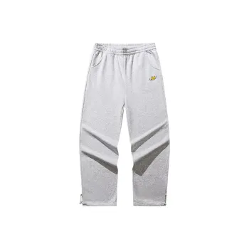 Anta x YOUHUAZHISHUO LIANMINGKUAN Life Collection Knitted Sports Pants Women's Gray Heather Gray