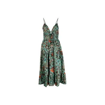 Ulla Johnson Colette Iris print Maxi Dress