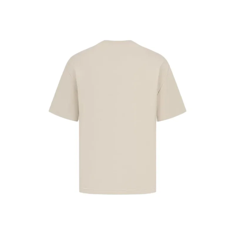 URBAN REVIVO T Shirts Men Light Khaki-1