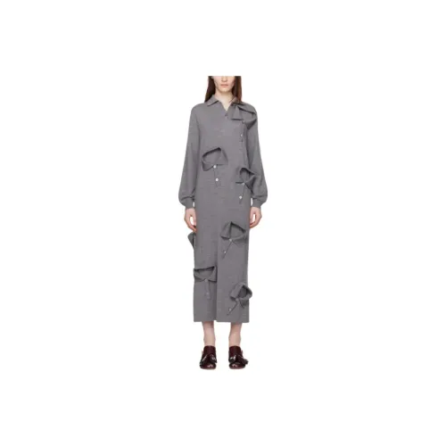 MOSCHINO Long Sleeved Dress Women's Gray