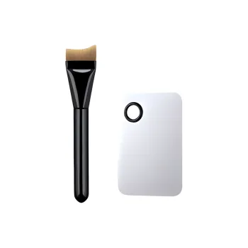 Future Maple Black Moon Foundation Brush, Square Palette, Powder Puff Makeup Tool Combination Base Layer, No Pink