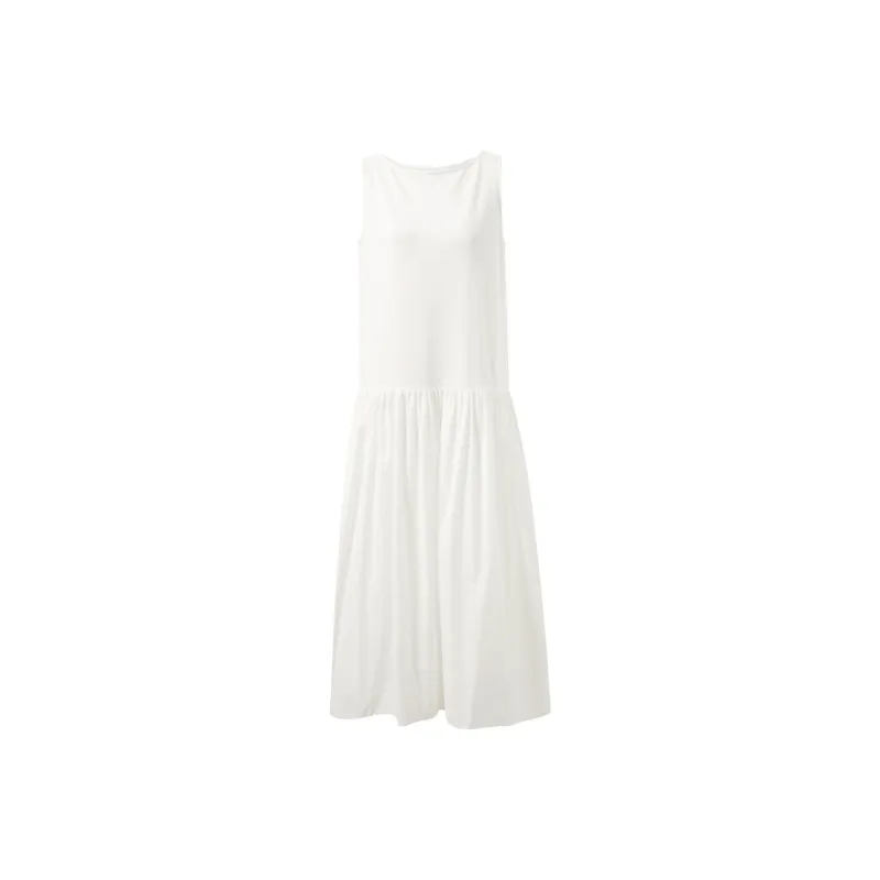 3COLOUR Short Sleeved Dress Women's Cloud White-0