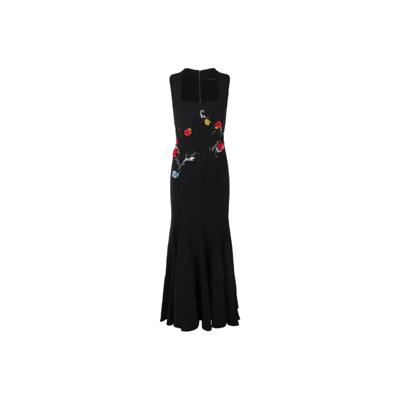 VERSACE Sleeveless Dress Women's Black-0
