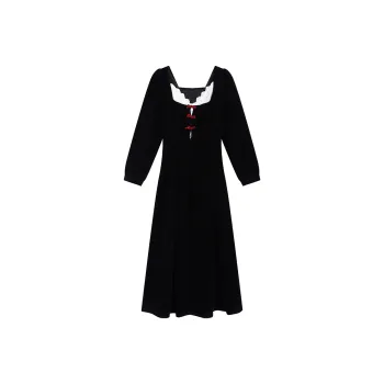 ETSE Long Sleeved Dresses Women's Black