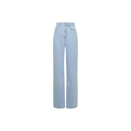 SCANLAN THEODORE Denim Drape Leg Jean Jeans Women's Light Indigo