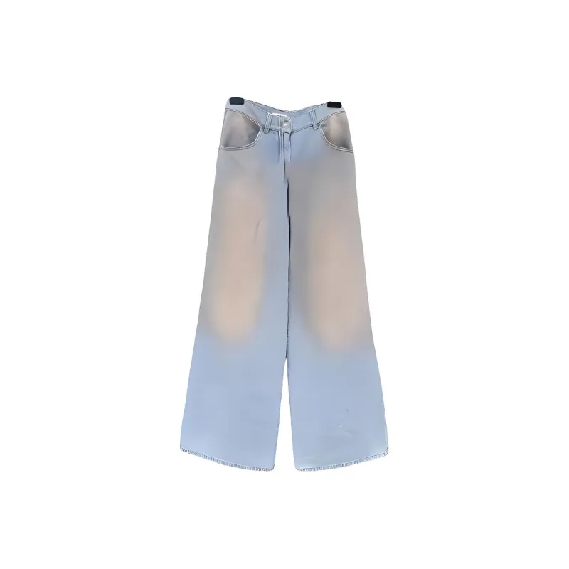CHANEL 24 Spring Summer New Arrivals 24C Jeans Women's Orange Blue-0