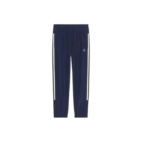 Balenciaga Knitted Sports Pants Women's Blue