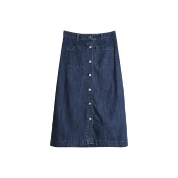 GAP Denim Long Skirt Women's Blue