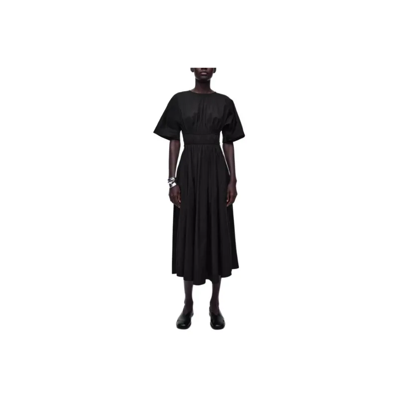 COS Short Sleeved Dress Women's Black-0