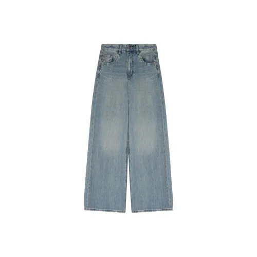 REAL EASY Jeans Women's Denim Blue