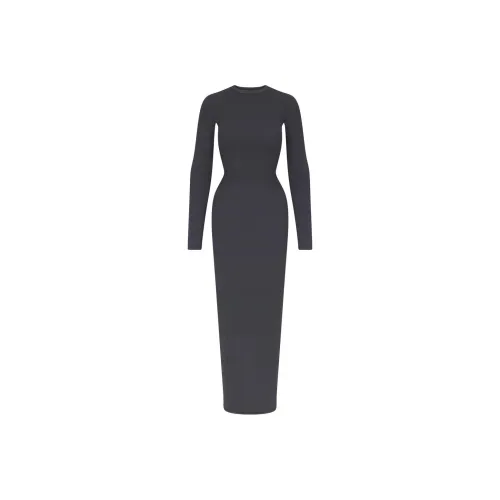 Skims Long-Sleeved Dresses Women's Graphite/SHADES