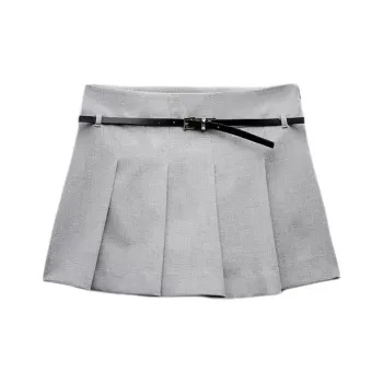 ZARA Casual Shorts Women's Zebra Print Gray
