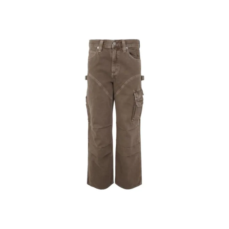 AGOLDE Nera Mid Waisted Wide Leg Jeans-0