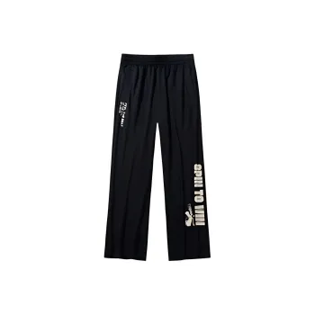 Anta Life Collection Knitted Sports Pants Women's Basic Black
