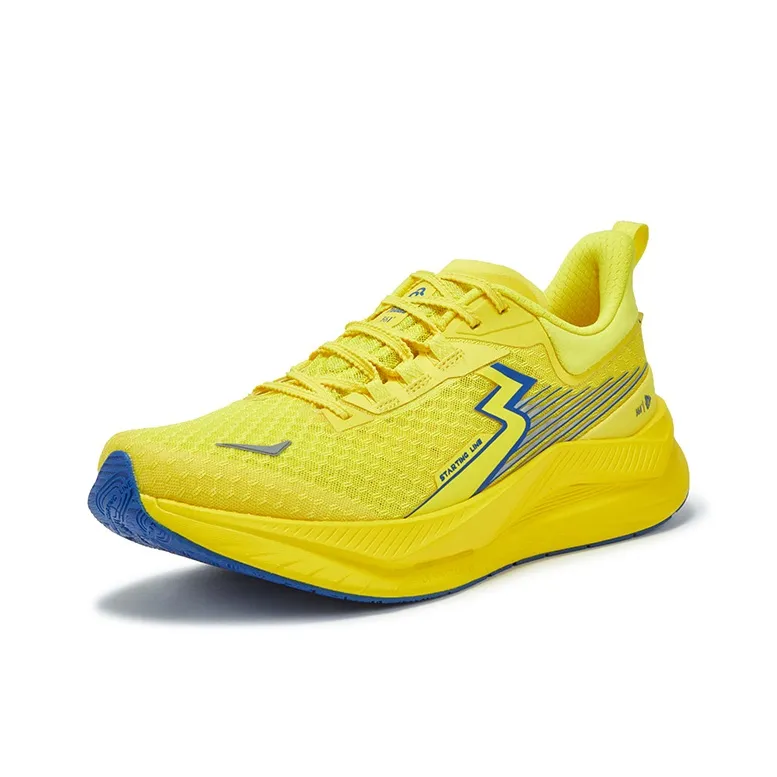 361° Cushioning, Slip Resistant, And Abrasion Resistant Low Top Casual Running Shoes Unisex Acid Yellow-1