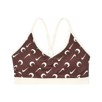 Nike X Marine Serre Sports Bra Brown
