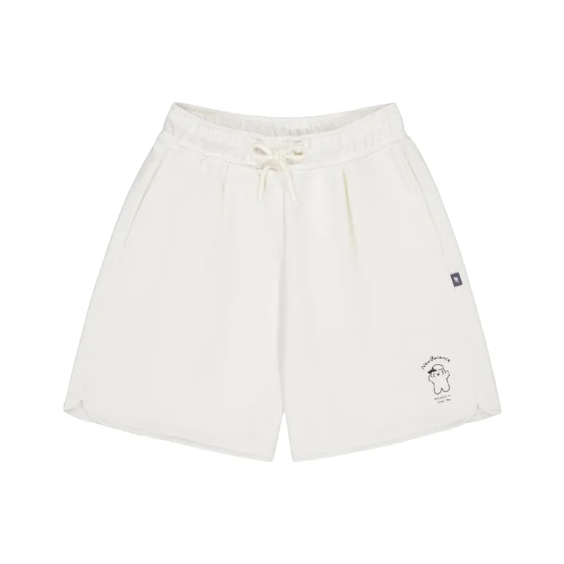 New Balance Centripetal Life Illustration Series Casual Shorts Women's Ivory White-0