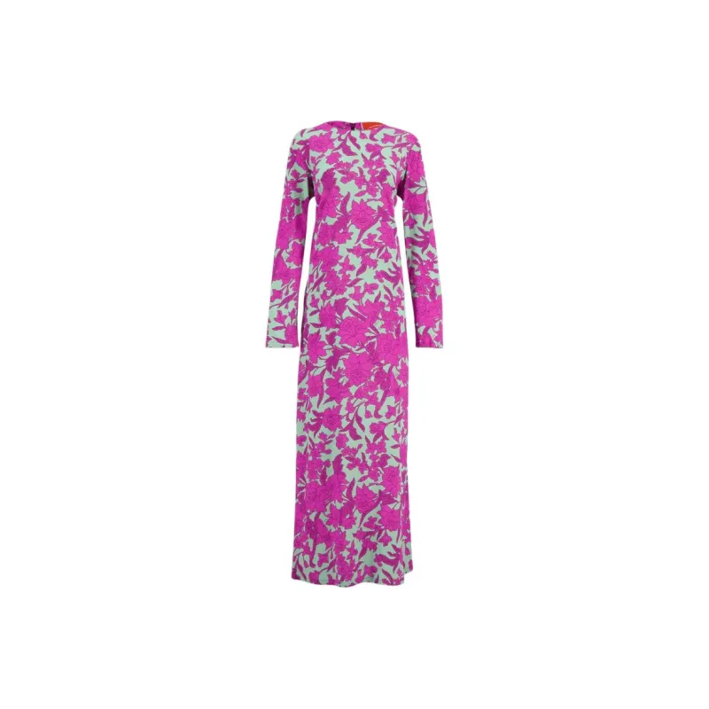 La DOUBLEJ. Magnifico Floral-print Maxi Dress-0