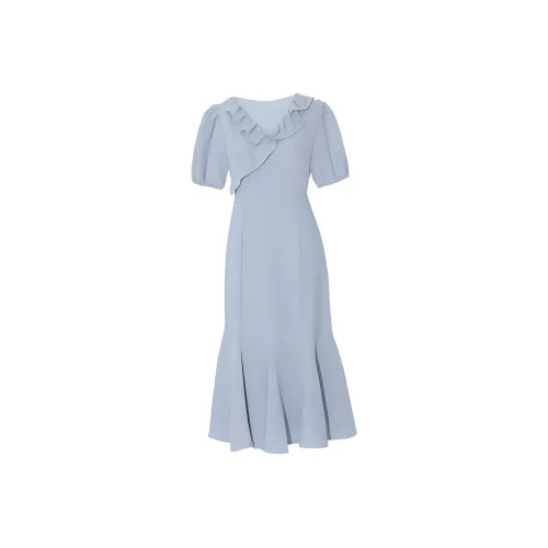 MOUT RECON TAILOR Short Sleeved Dress Women's Haze Blue