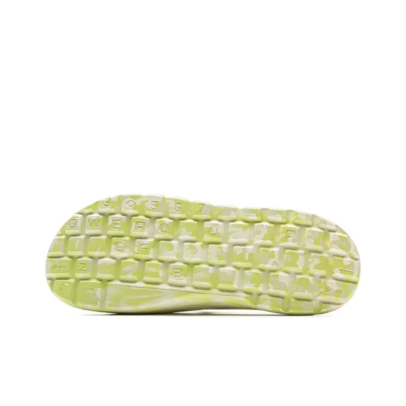 YINGXIONGLIANMENGYONGCHIPAIDUI x LiNing Soft Clap Slip Resistant Abrasion Resistant Slide Slippers Unisex Green-6