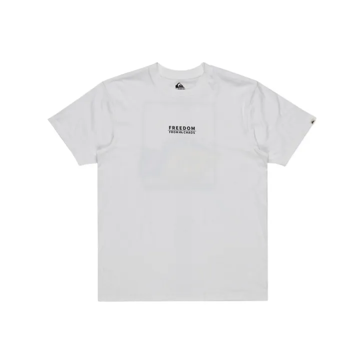 Quiksilver T Shirts Men White-1