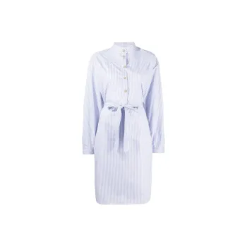 Bonpoint Stripe Shirt Midi Dress