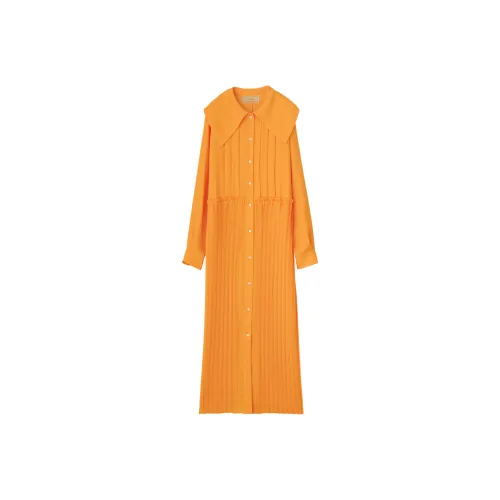 Onitsuka Tiger DRESS Long-Sleeved Dresses Women's Orange