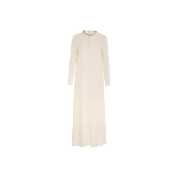 Zimmermann Luminosity Collection FW23 Long-Sleeved Dresses Women's Cream