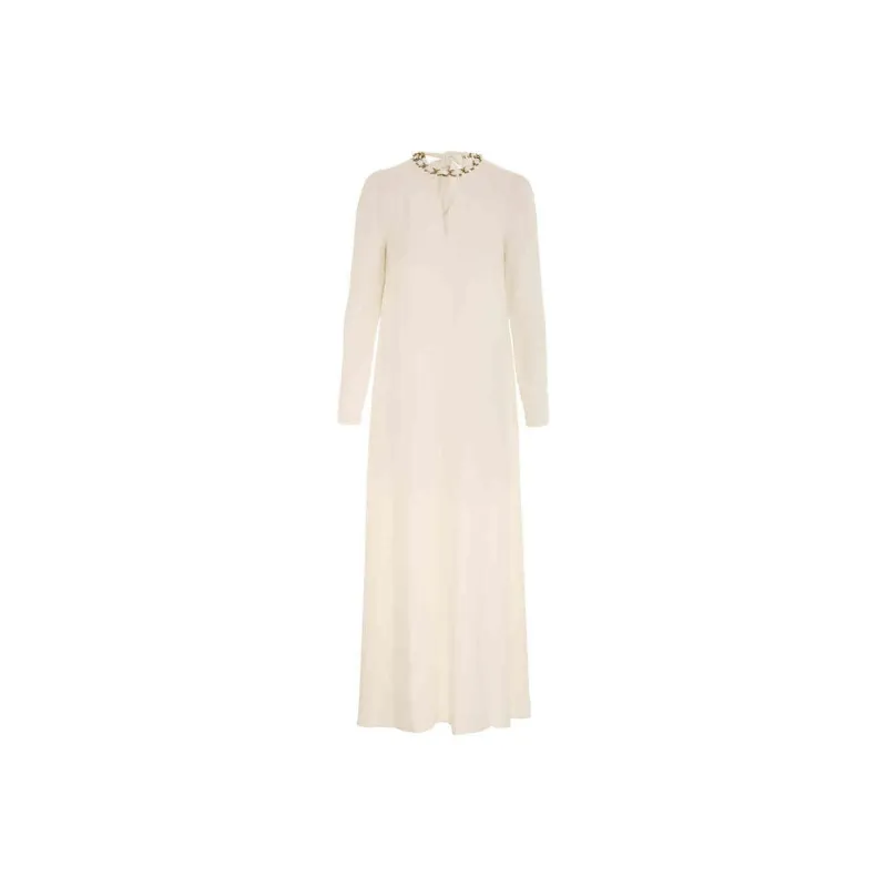 Zimmermann Luminosity Collection FW23 Long-Sleeved Dresses Women's Cream-0