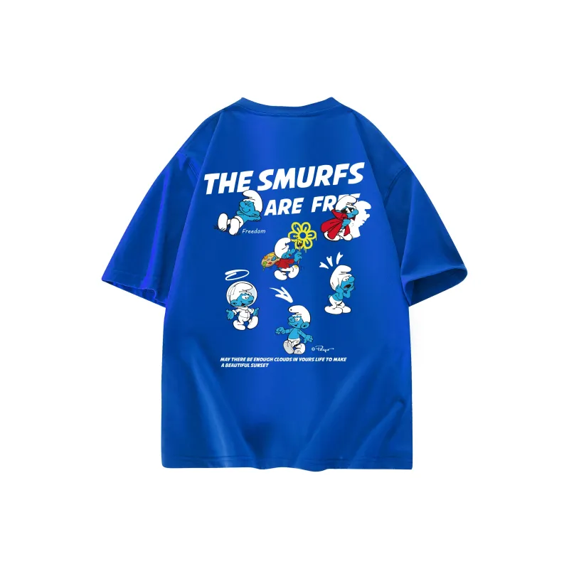 The Smurfs T Shirts Unisex-16