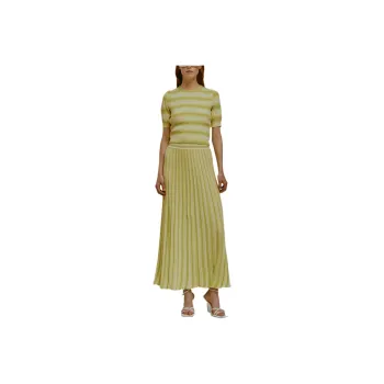Antonino Valenti Knit Long Skirt Women's Light Yellow