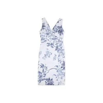 GUESS Slip Dresses Women's Blue Print