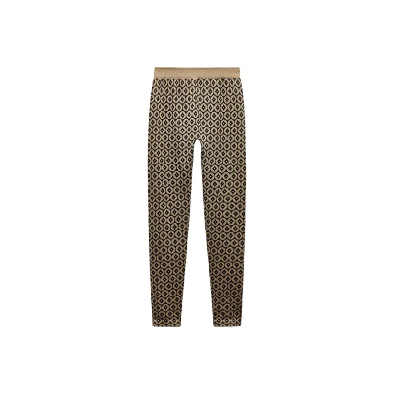 ZARA SKI Skiing Series Leggings Women's Tan-0