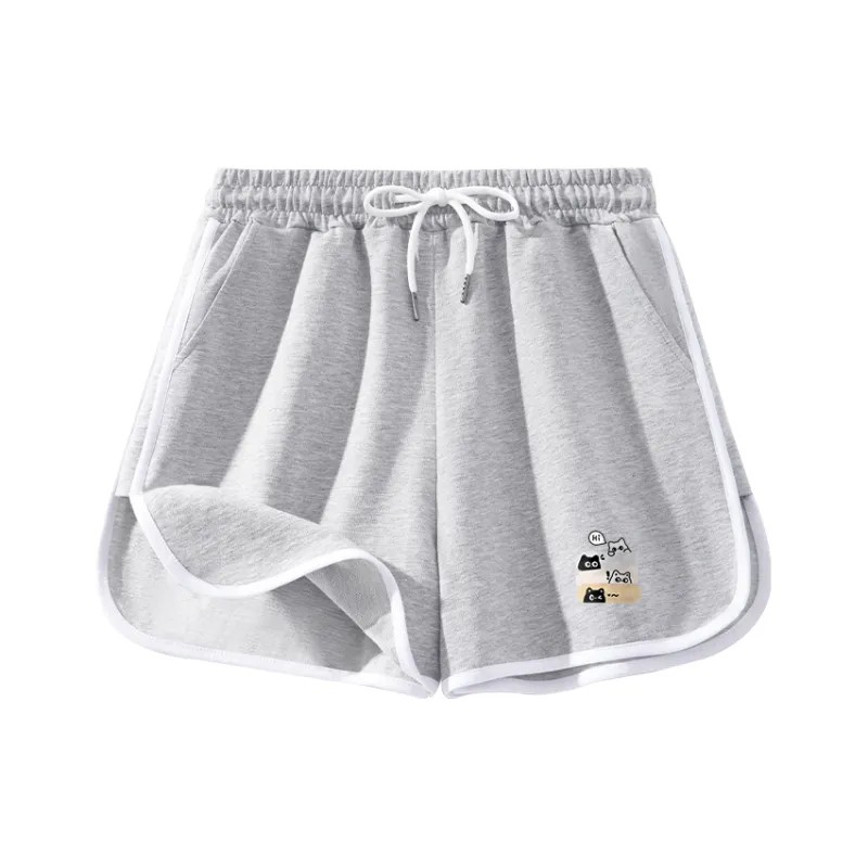 Cotton Casual Shorts Women's-3