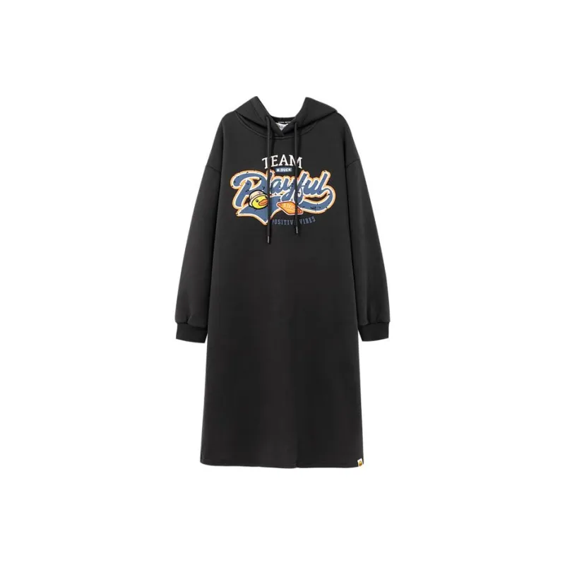 B.Duck Long Sleeved Dresses Women's Dark Gray-0
