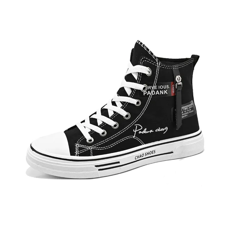 Dao Tu Sen Abrasion Resistant High Top Canvas Shoes Men's-1
