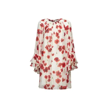 MaxMara Studio Zoraide All Over Floral Printed Dress