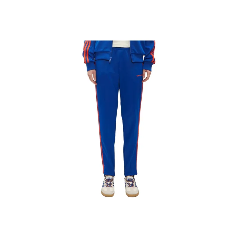 LA GARCONNE x Adidas SS24 Knitted Sports Pants Women's Blue-0