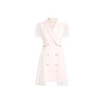 AUI Short Sleeved Dresses Women's Apricot