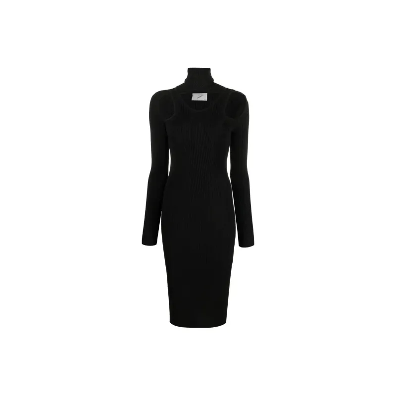 COPERNI Cut-Out High Neck Midi Dress-0