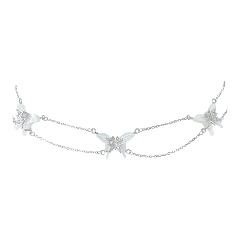 LUCKY ZHY S925 Silver Necklaces Women's-0